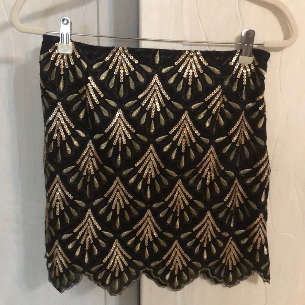 Sequined skirt